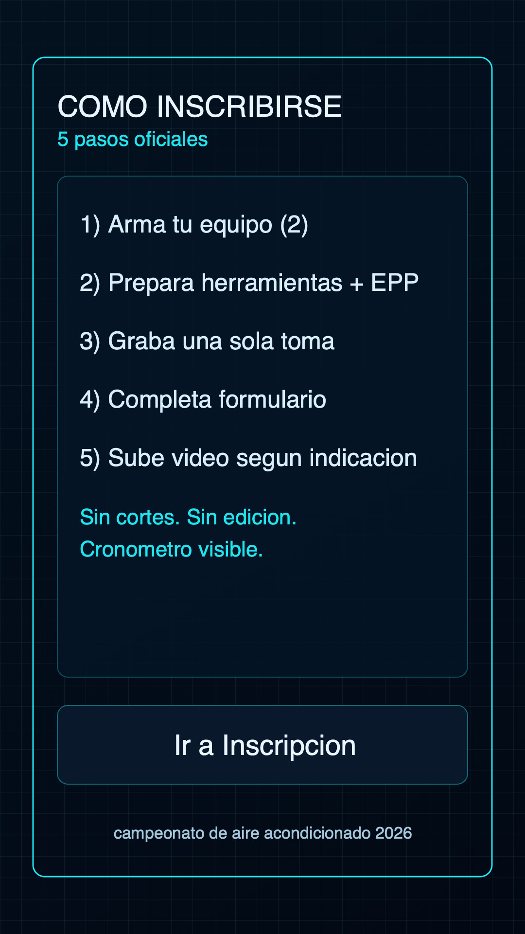 Inscripcion paso a paso